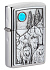 Зажигалка ZIPPO Wolf Design с покрытием Brushed Chrome, латунь/сталь, серебристая, 38x13x57 мм - Фото 1