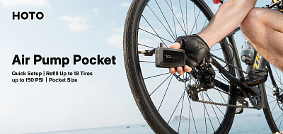 Портативный компрессор HOTO Air Pump Pocket