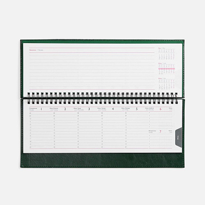 Планинг Faro, датированный, зеленый