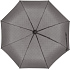 Зонт складной Hard Work с проявляющимся рисунком, серый - Фото 1