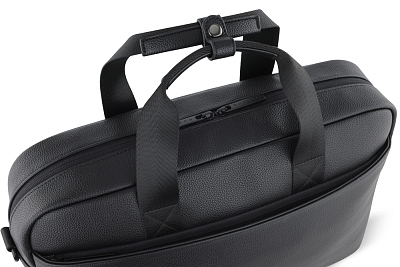 Портфель мужской BUGATTI Rico, черный, полиуретан, 40 x 10 x 28,5 см