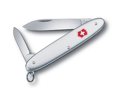 Нож перочинный VICTORINOX Excelsior, 84 мм, 3 функции, алюминиевая рукоять, серебристый