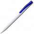 Ручка шариковая Pin, белая с синим - Фото 1