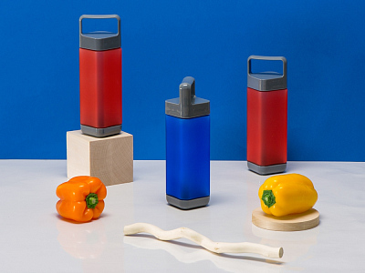 Бутылка для воды Balk, soft-touch 