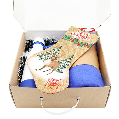 Подарочный набор Теплый вечер , синий