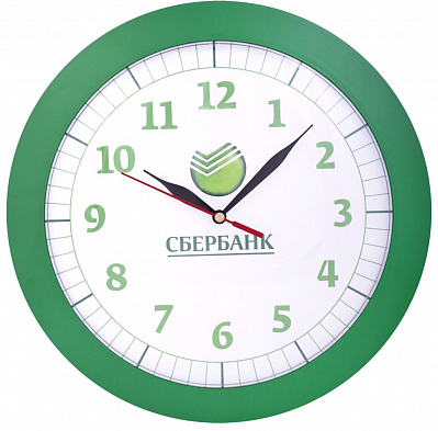 Часы настенные Vivid Large, зеленые (Зеленый)