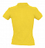 Рубашка поло женская People 210, желтая - Фото 2