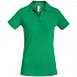 Рубашка поло женская Safran Timeless зеленая - Фото 1