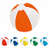Надувной пляжный мяч Cruise, оранжевый с белым - Фото 2