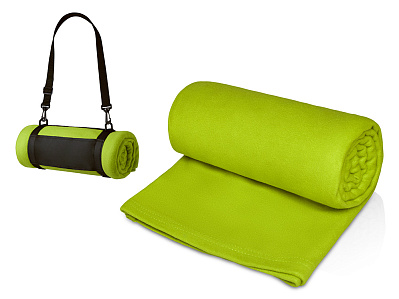 Плед Нежность с ремешком на плечо (Зеленое яблоко)