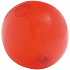 Надувной пляжный мяч Sun and Fun, полупрозрачный красный - Фото 1