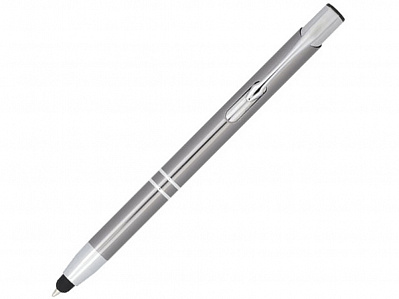 Ручка-стилус металлическая шариковая Moneta с анодированным покрытием (Бронзовый/серебристый)