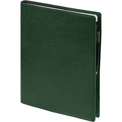 Ежедневник в суперобложке Brave Book, недатированный  (Зеленый)