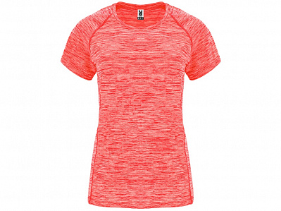 Спортивная футболка Austin, женская (Меланжевый неоновый коралловый)