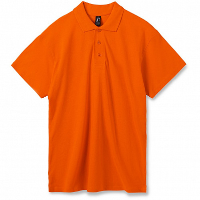 Рубашка поло мужская Summer 170, оранжевая (Оранжевый)
