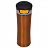 Термокружка дорожная  вакуумная DISCOVER; 450 мл;  оранжевый,  пластик, металл; лазерная гравировка - Фото 1