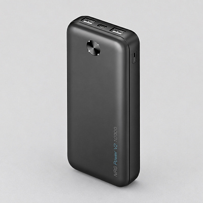 Внешний АКБ NRG Power V2 10000 мА-ч, 2A, 2xUSB