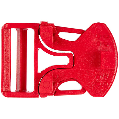 Застежка-пряжка односторонняя Triden, красный