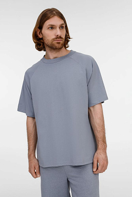 Футболка унисекс оверсайз T2, молочно-белая (Серый)