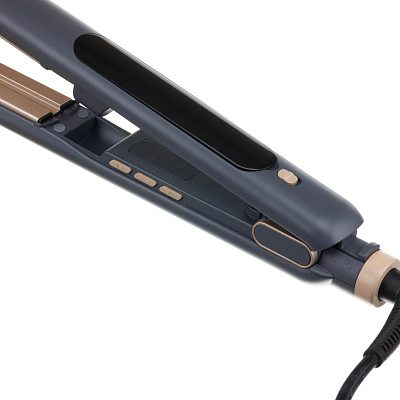 Паровые щипцы для волос DEWAL BEAUTY Elite 25х90 мм, графитовые