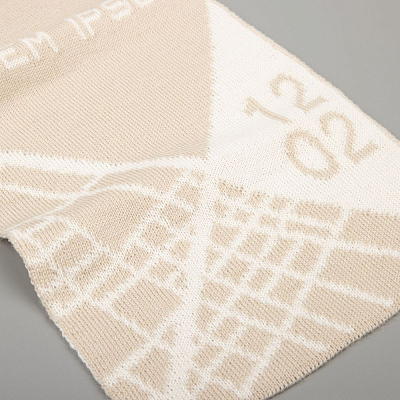 Шарф на заказ Tricksy Rand, M, полушерсть