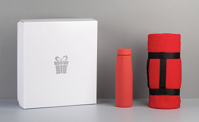 Набор подарочный "Тандем", красный