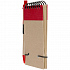 Блокнот на кольцах Eco Note с ручкой, красный - Фото 3
