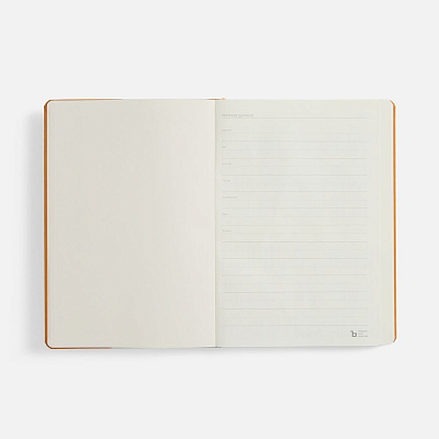 Ежедневник Urban Metal, недатированный, оранжевый