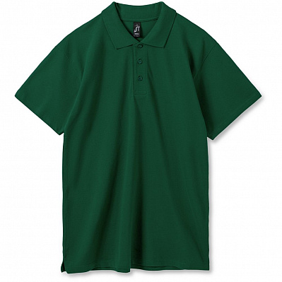 Рубашка поло мужская Summer 170, ярко-зеленая (Зеленый)