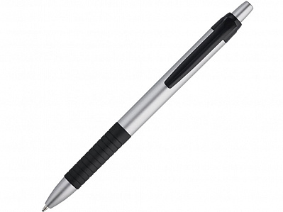 Шариковая ручка с металлической отделкой CURL (Серебристый матовый)
