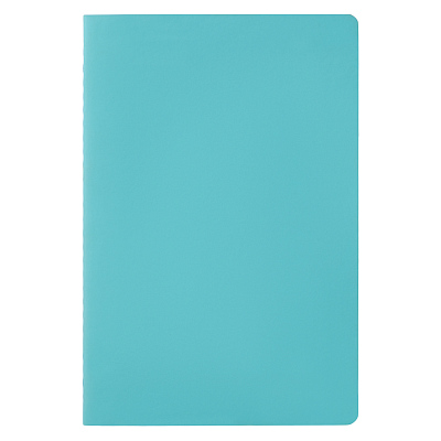 Блокнот Альфа Слим (Alpha slim), лазурный