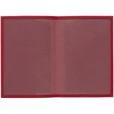 Обложка для паспорта Shall, красная