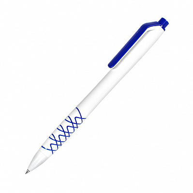Ручка шариковая N11 (Белый, синий)