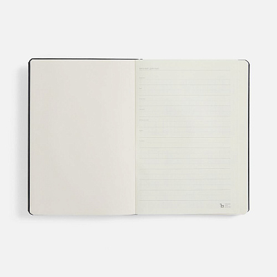 Ежедневник Urban Hard, недатированный, черный