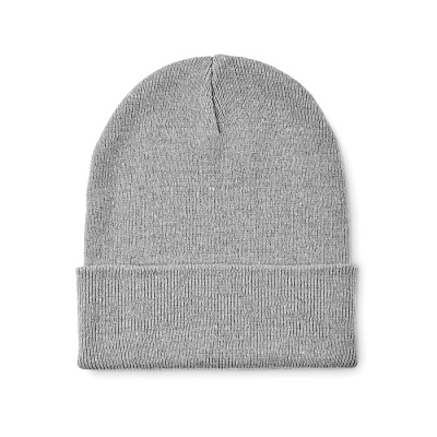Knitted beanie with cuff