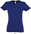 Фуфайка (футболка) IMPERIAL женская,Синий ультрамарин S - Фото 1