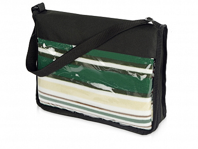 Плед для пикника Junket в сумке (Зеленый)