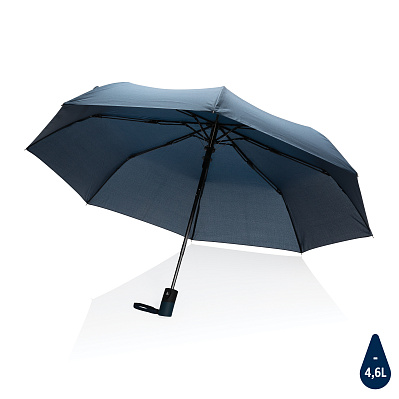 Зонт с автоматическим открыванием Impact из RPET AWARE™ 190T, d97 см (Темно-синий;)