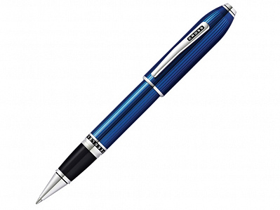 Ручка-роллер Peerless (Синий/черный/серебристый)