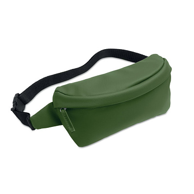 Waist pack in 600D RPET (Темно-зеленый)