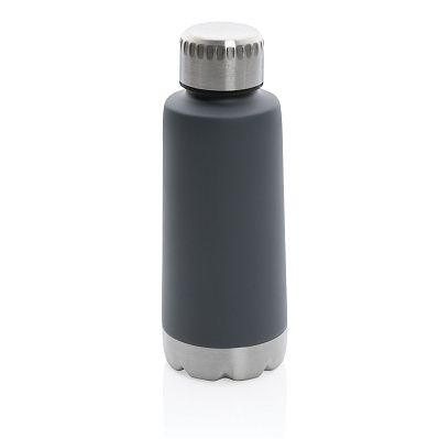 Герметичная вакуумная бутылка Trend, 350 мл (Серый;)