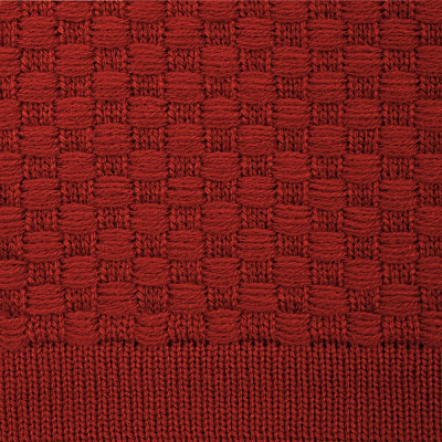 Плед Sheerness, коричневый (терракота)