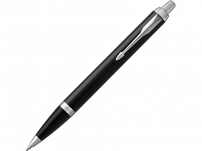 Ручка шариковая Parker IM Core Black CT (Черный глянцевый/серебристый)