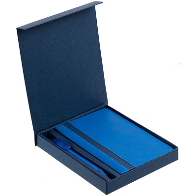 Коробка Shade под блокнот и ручку, синяя (Синий)