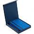 Коробка Shade под блокнот и ручку, синяя - Фото 1
