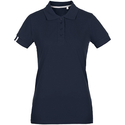 Рубашка поло женская Virma Premium Lady, темно-синяя (Темно-синий)