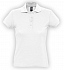 Рубашка поло женская Passion 170, белая - Фото 1