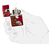 Зажигалка ZIPPO Day of Dead с покрытием Candy Apple Red™, латунь/сталь,красная,глянцевая, 38x13x57мм - Фото 4
