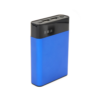 Внешний аккумулятор в металлическом корпусе Apria, 10000 mAh  (Синий)