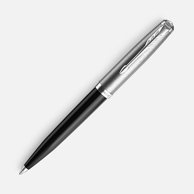 Ручка шариковая Parker 51 Black CT, черная (Чёрный)